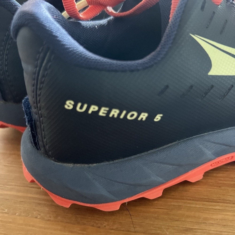 Altra Superior 5 Trail Running Shoes Women's US 6 EU 37 Navy Coral StoneGuard - Picture 5 of 10